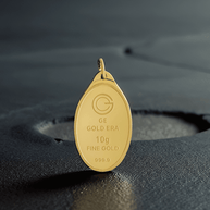 10 Grams Gold Pendant 24K – (JESUS) Design
