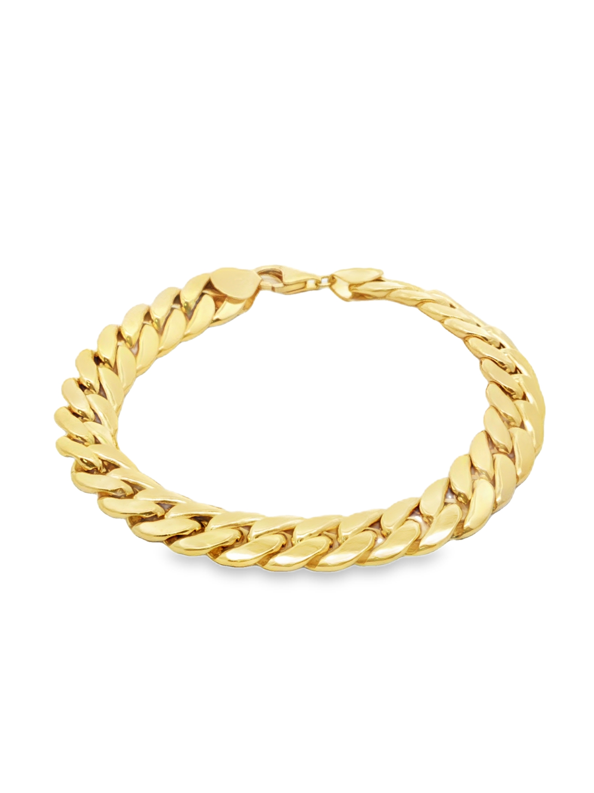 Yellow Gold Curb Chain Bracelet