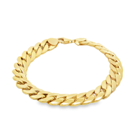 Yellow Gold Curb Chain Bracelet