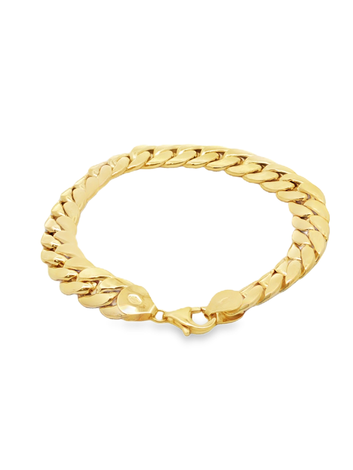 Yellow Gold Curb Chain Bracelet