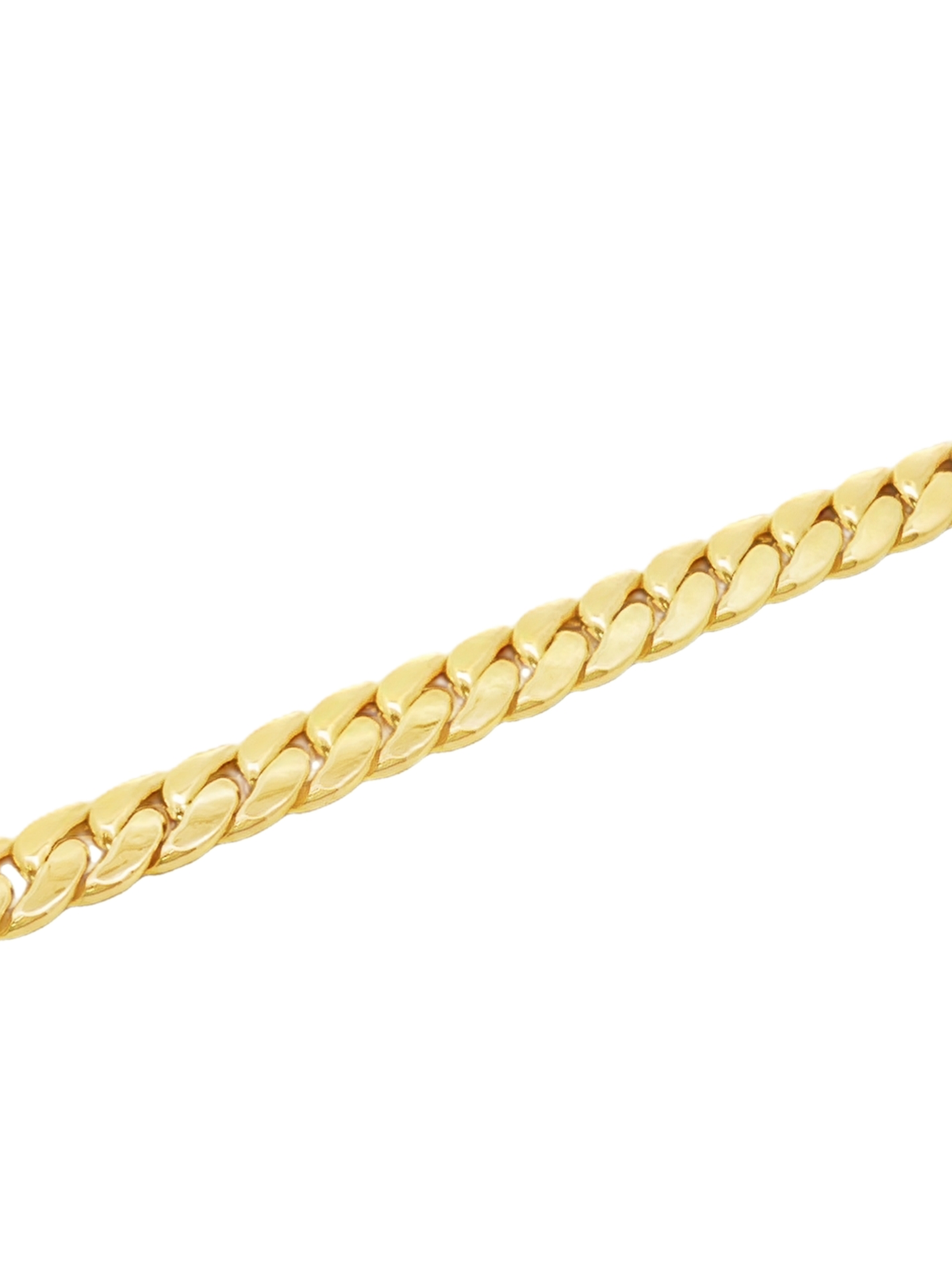 Yellow Gold Curb Chain Bracelet