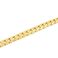 Yellow Gold Curb Chain Bracelet