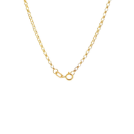 Yellow Gold Heart Charm Necklace