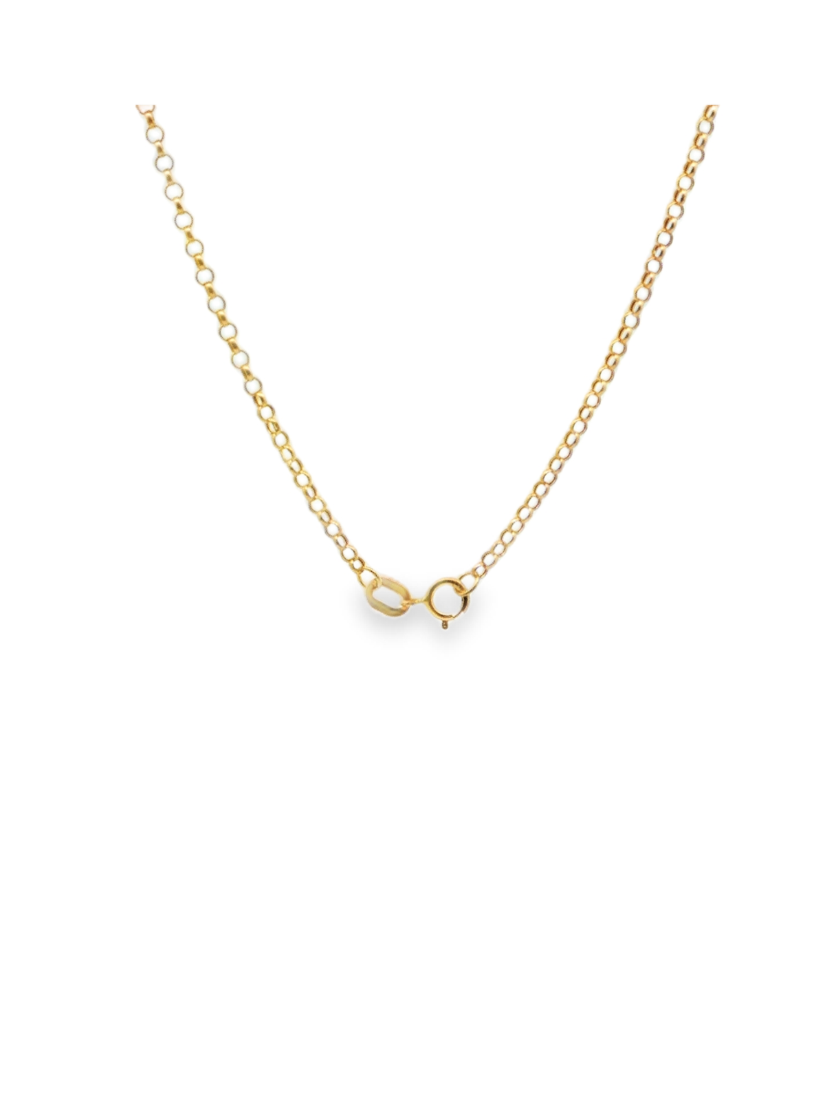 Celestial Star Charm Necklace in Polished Yellow Gold