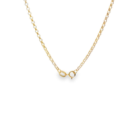Celestial Star Charm Necklace in Polished Yellow Gold