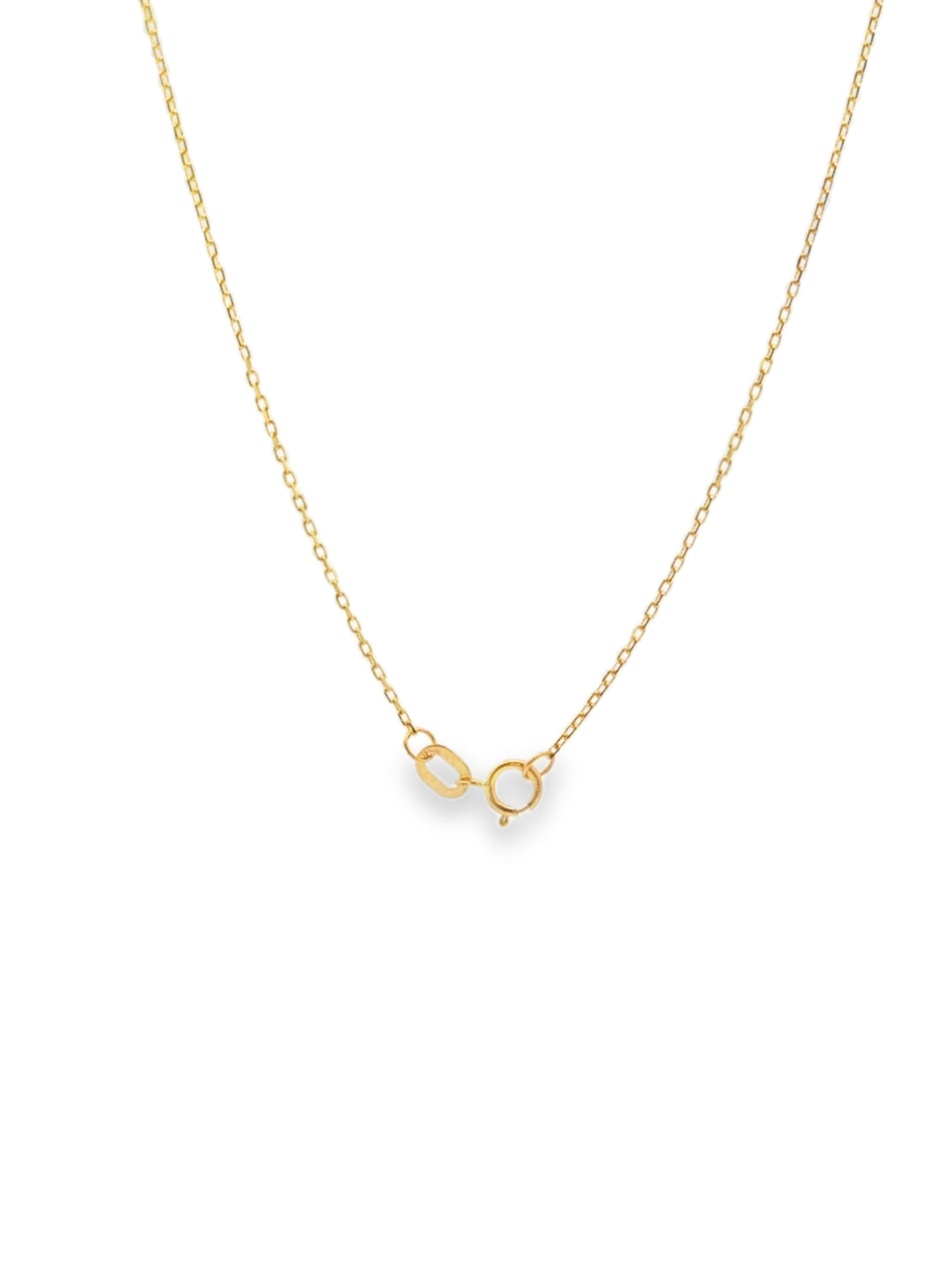 Diamond Angel Wing Charm Necklace in Rose Gold