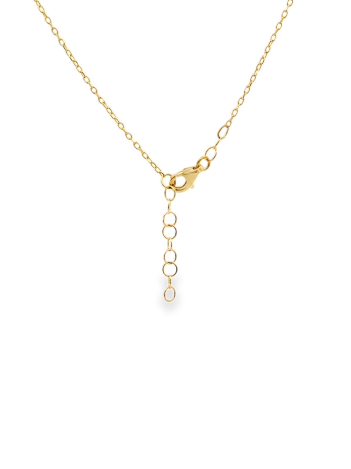 Yellow Gold Textured Bee Pendant Necklace