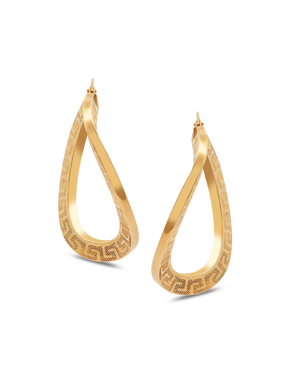 18K Yellow Gold Earrings