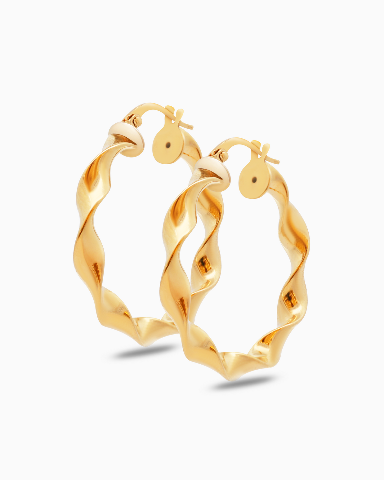 18K Yellow Gold Earrings
