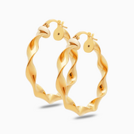 18K Yellow Gold Earrings
