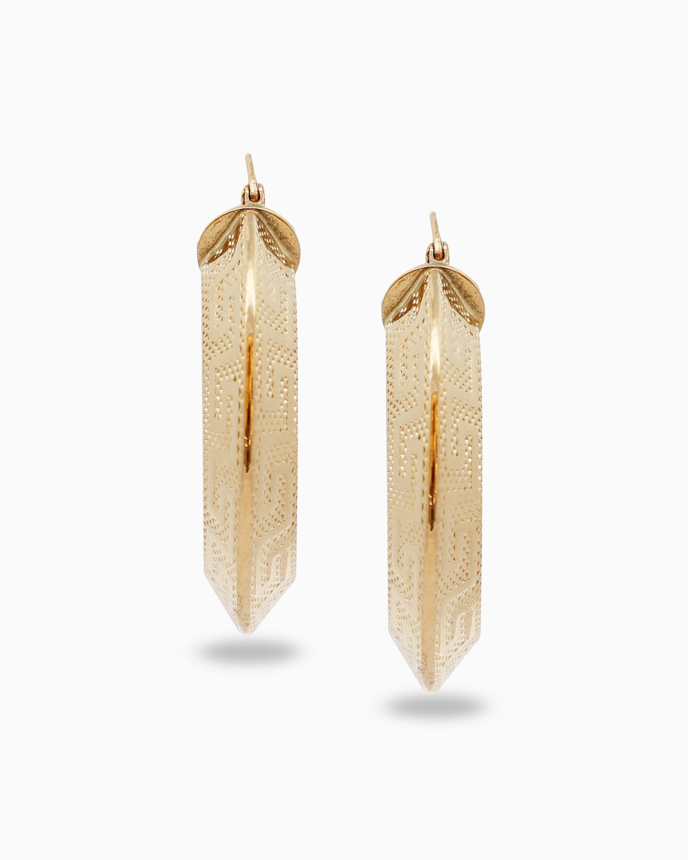 18K Yellow Gold Earrings – 5.60g.
