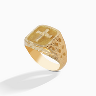 18K Yellow Gold Men’s Ring