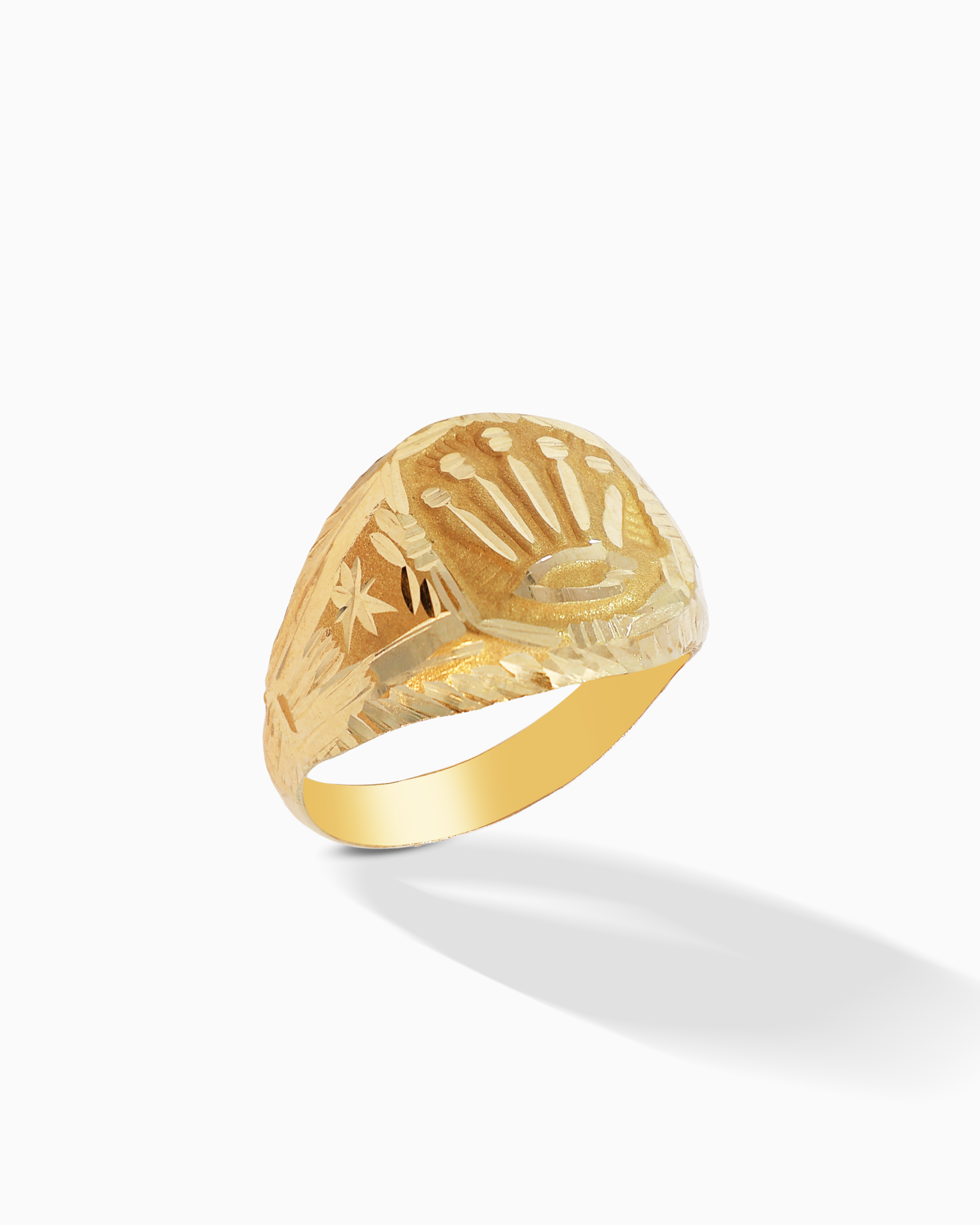 18K Yellow Gold Men’s Ring