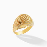 18K Yellow Gold Men’s Ring
