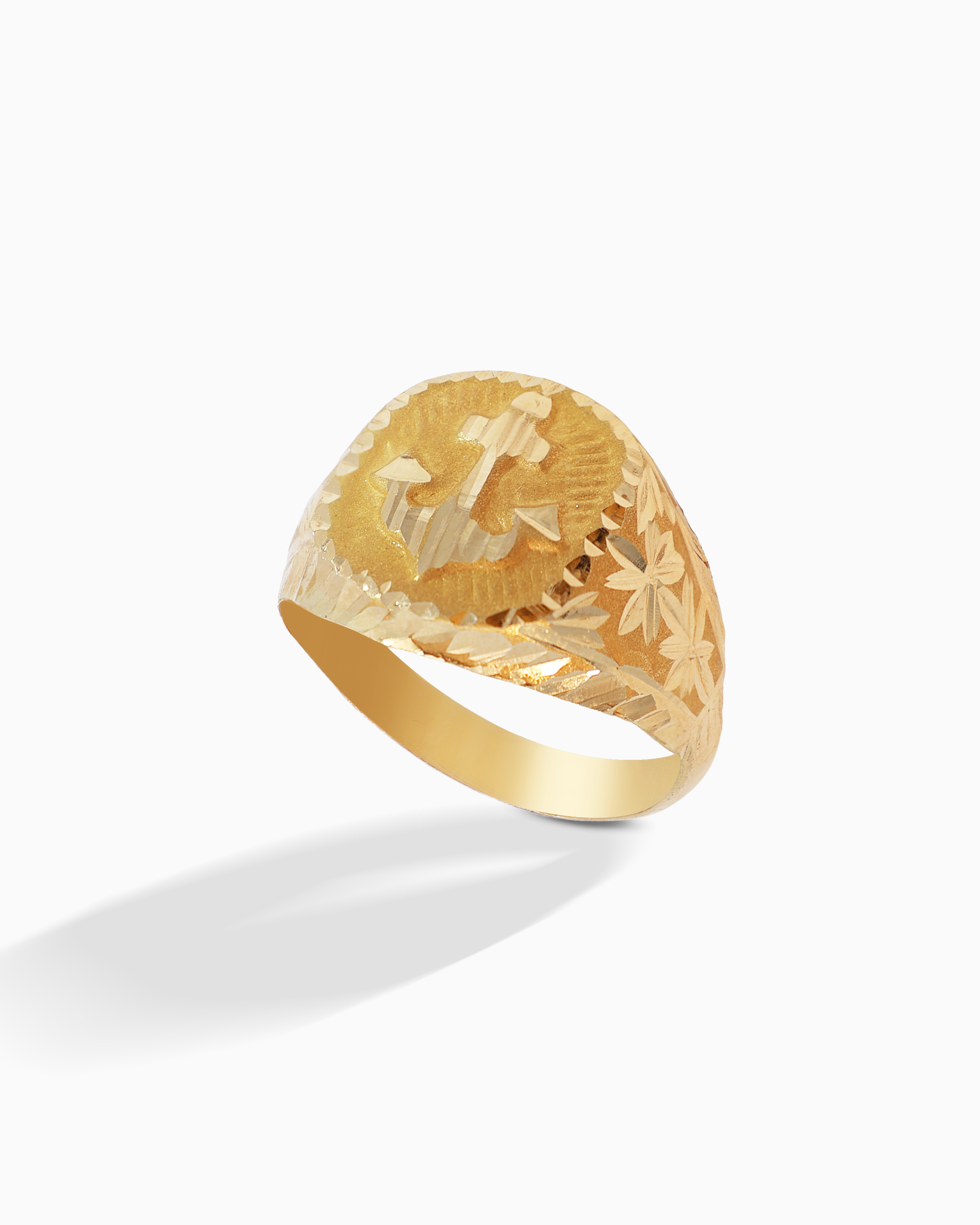18K Yellow Gold Men’s Ring