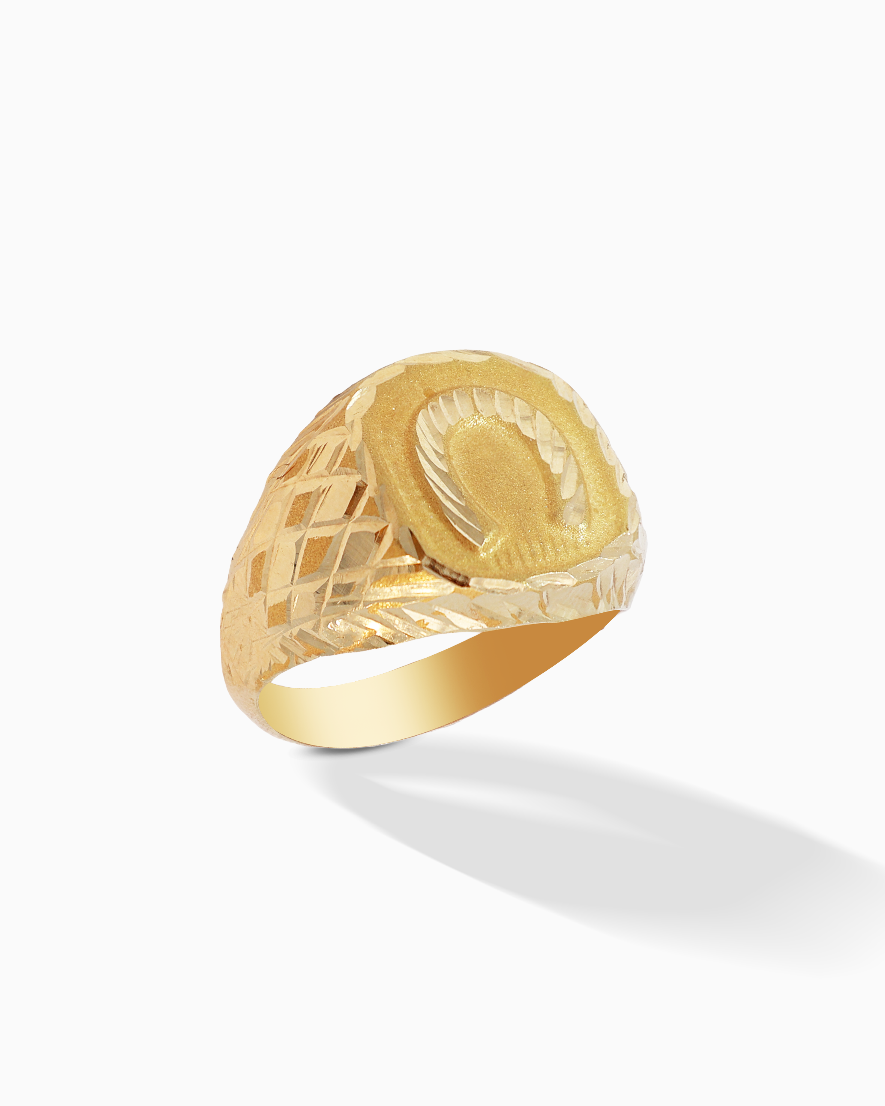 18K Yellow Gold Men’s Ring