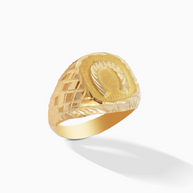 18K Yellow Gold Men’s Ring