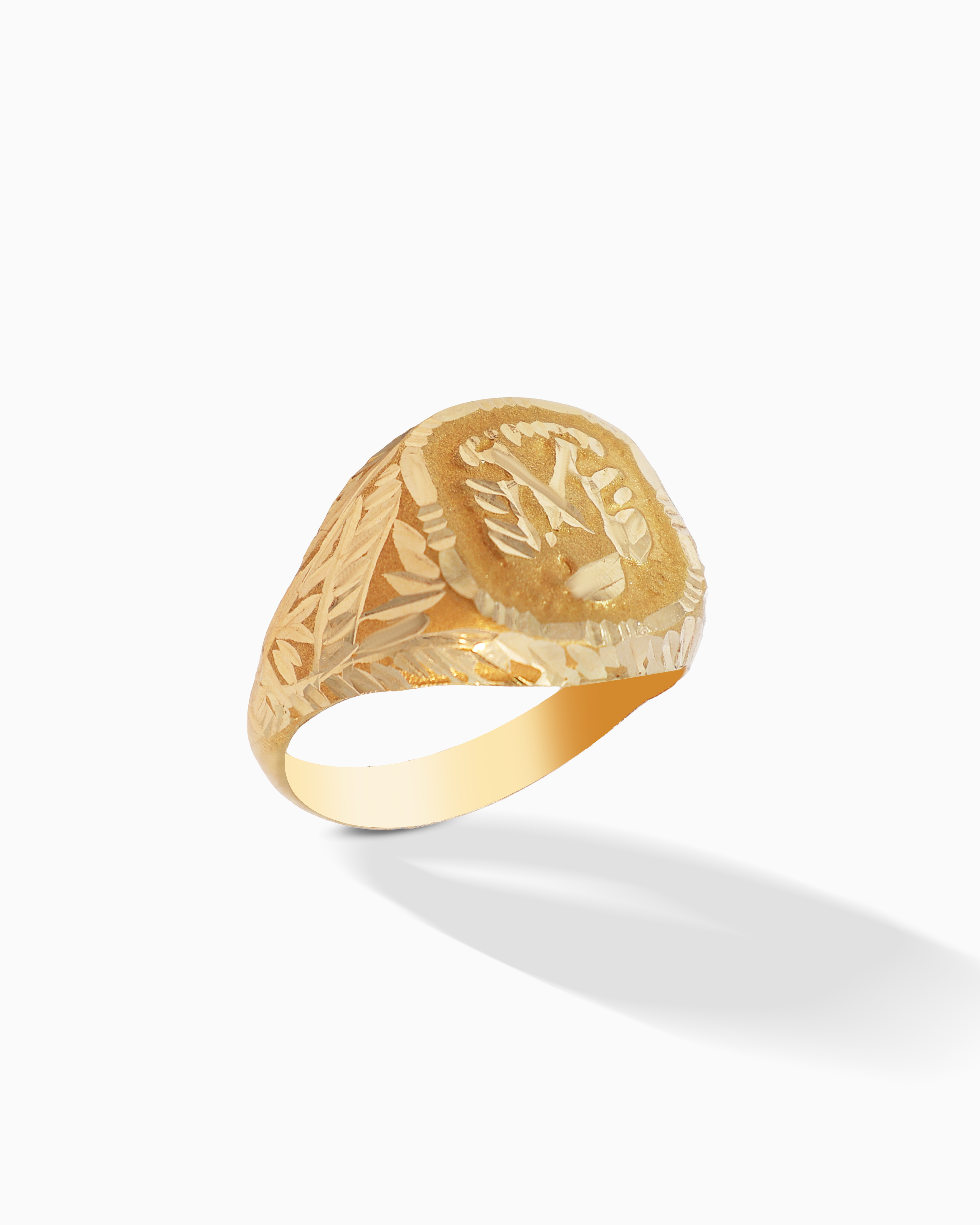 18K Yellow Gold Men’s Ring