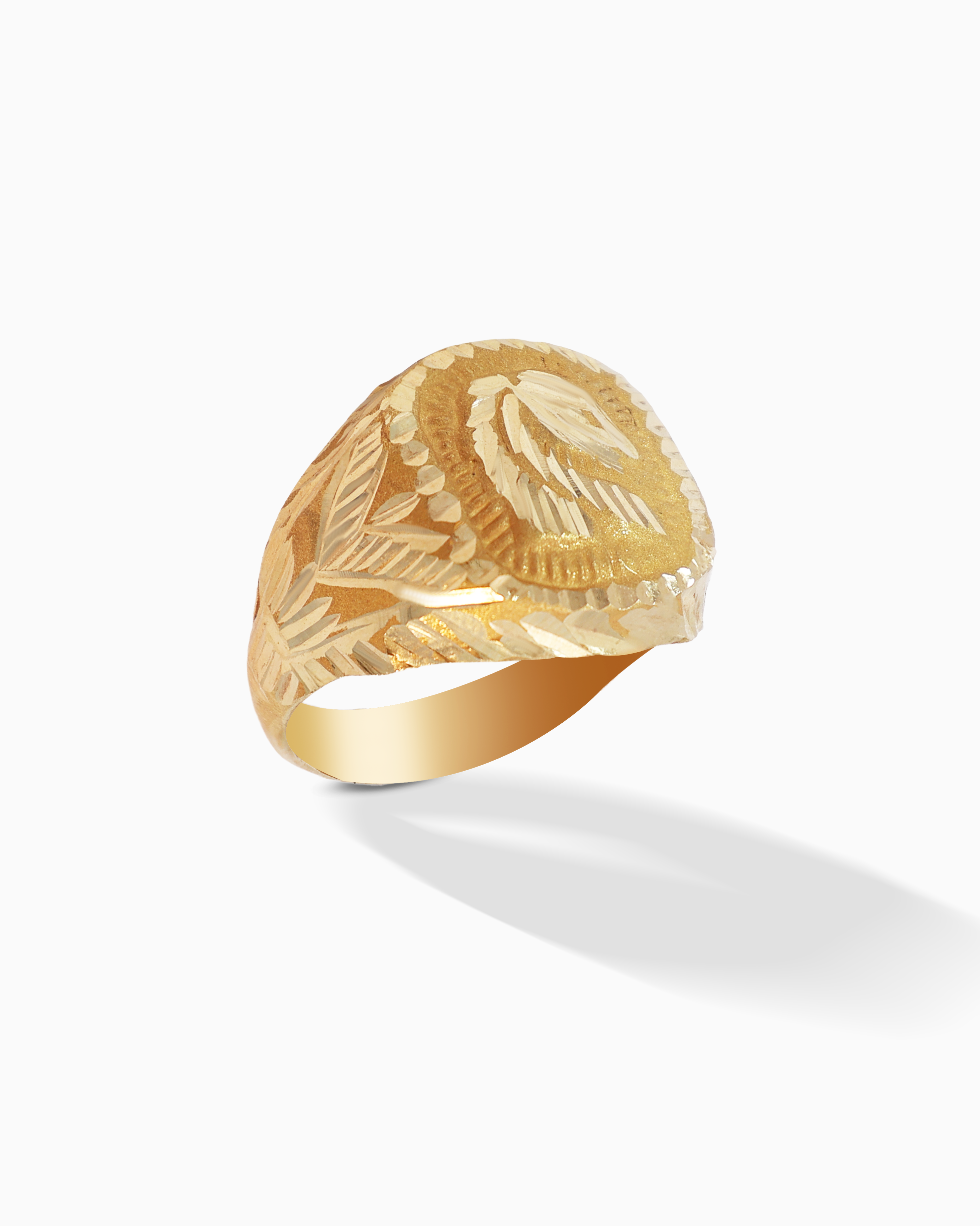 18K Yellow Gold Men’s Ring
