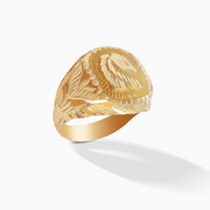18K Yellow Gold Men’s Ring