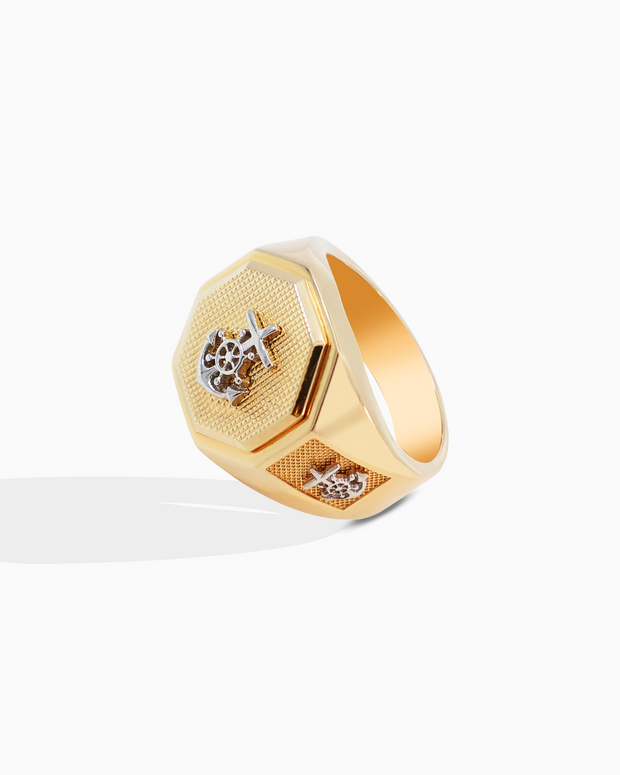 18K Yellow Gold Men’s Ring – 12.90g.