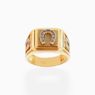18K Yellow Gold Men’s Ring – 10.80g.