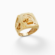 18K Gold Men’s Ring – 10.40g.
