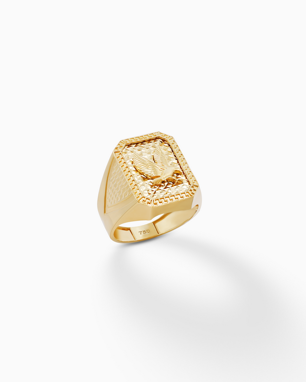 18K Gold Men’s Ring