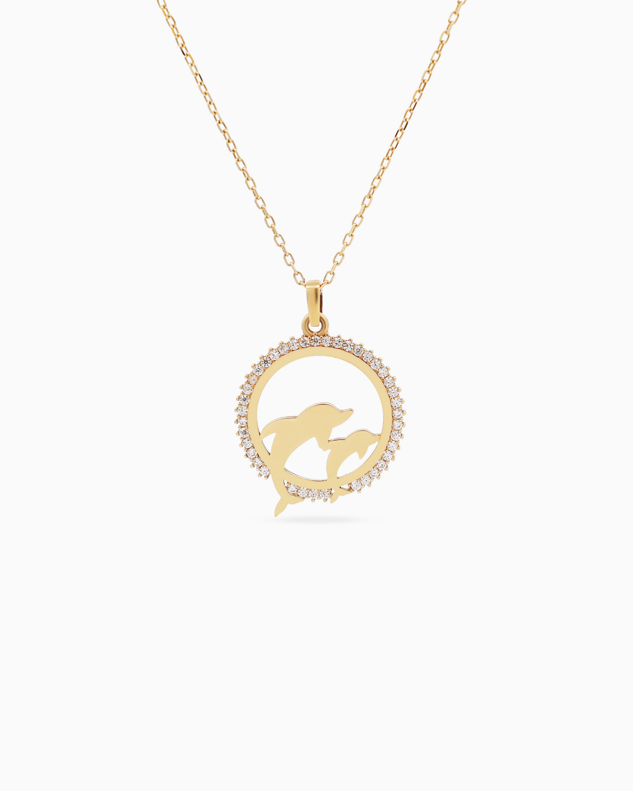 18K Yellow Gold Refined Gold Link Necklace