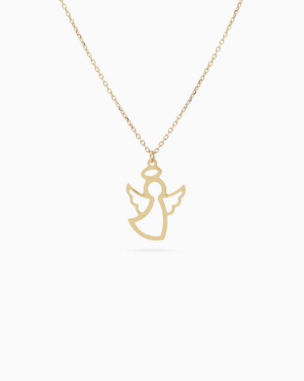 18K Yellow Gold Delicate Gold Strand Necklace