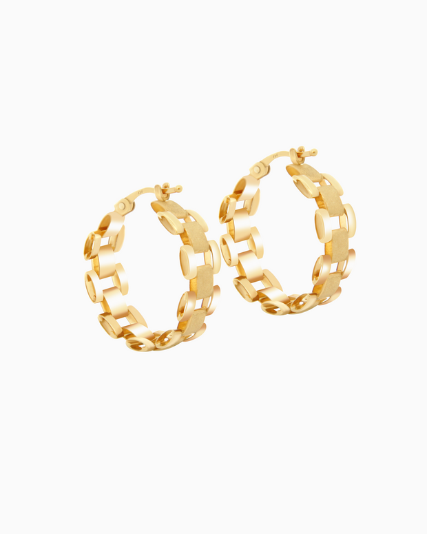 18K Gold Earrings