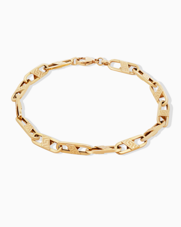 18K Gold Men’s Bracelet – 12.90g.
