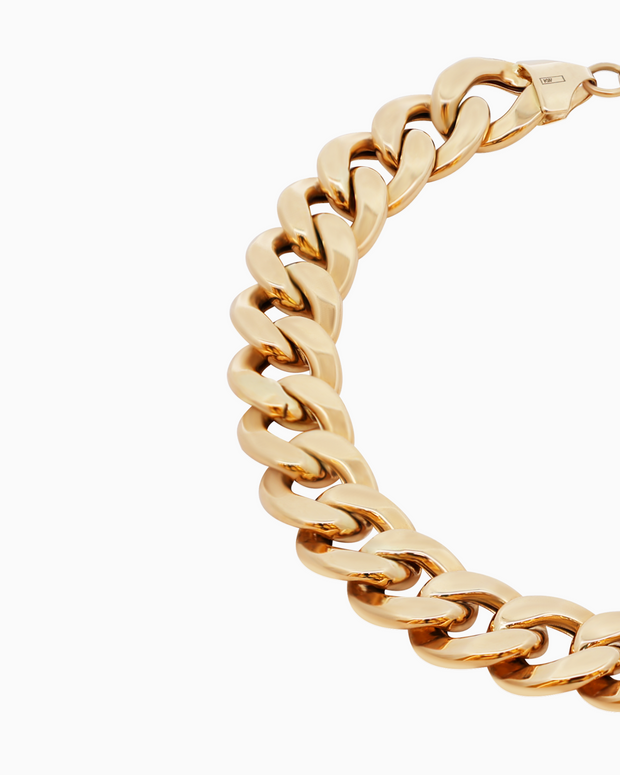 18K Yellow Gold Men’s Bracelet – 12.70g.