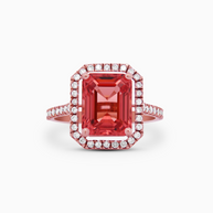 Pink Prism Emerald Ring