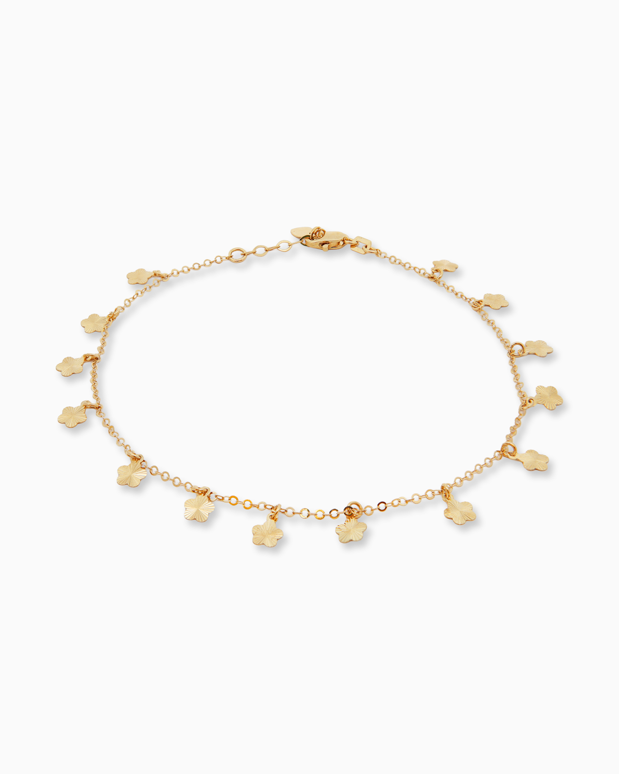 18K Yellow Gold Anklet