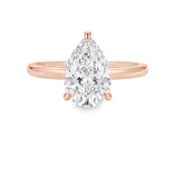 18K Yellow Gold Pear Lab-Grown Diamond Ring – 1.00ct.