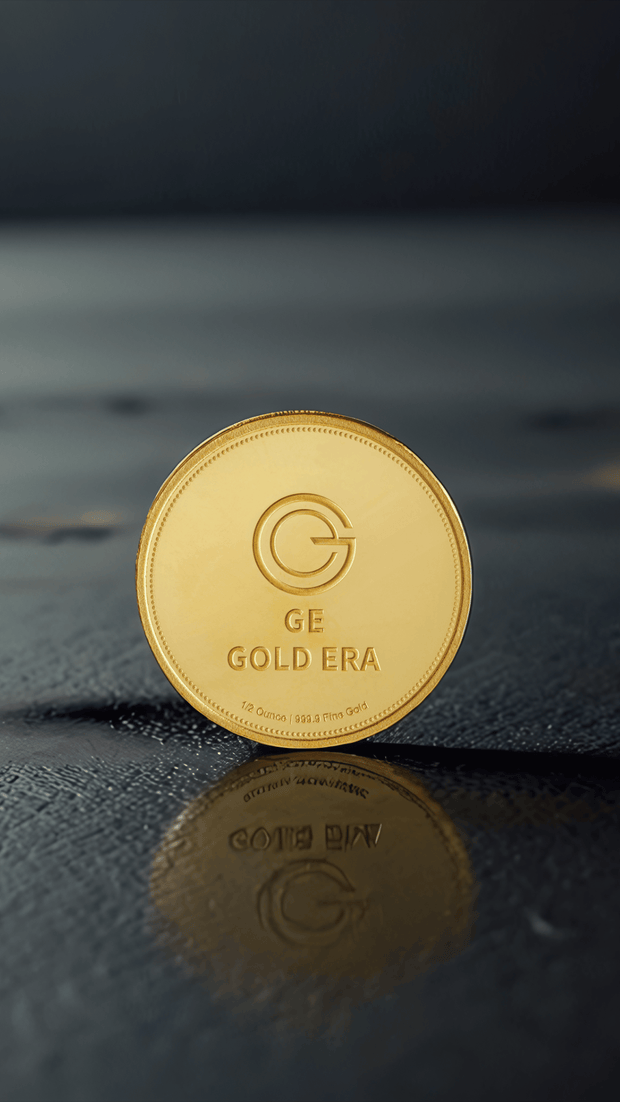 15.55g Gold Coin (Half Ounce) – Pyramids Design