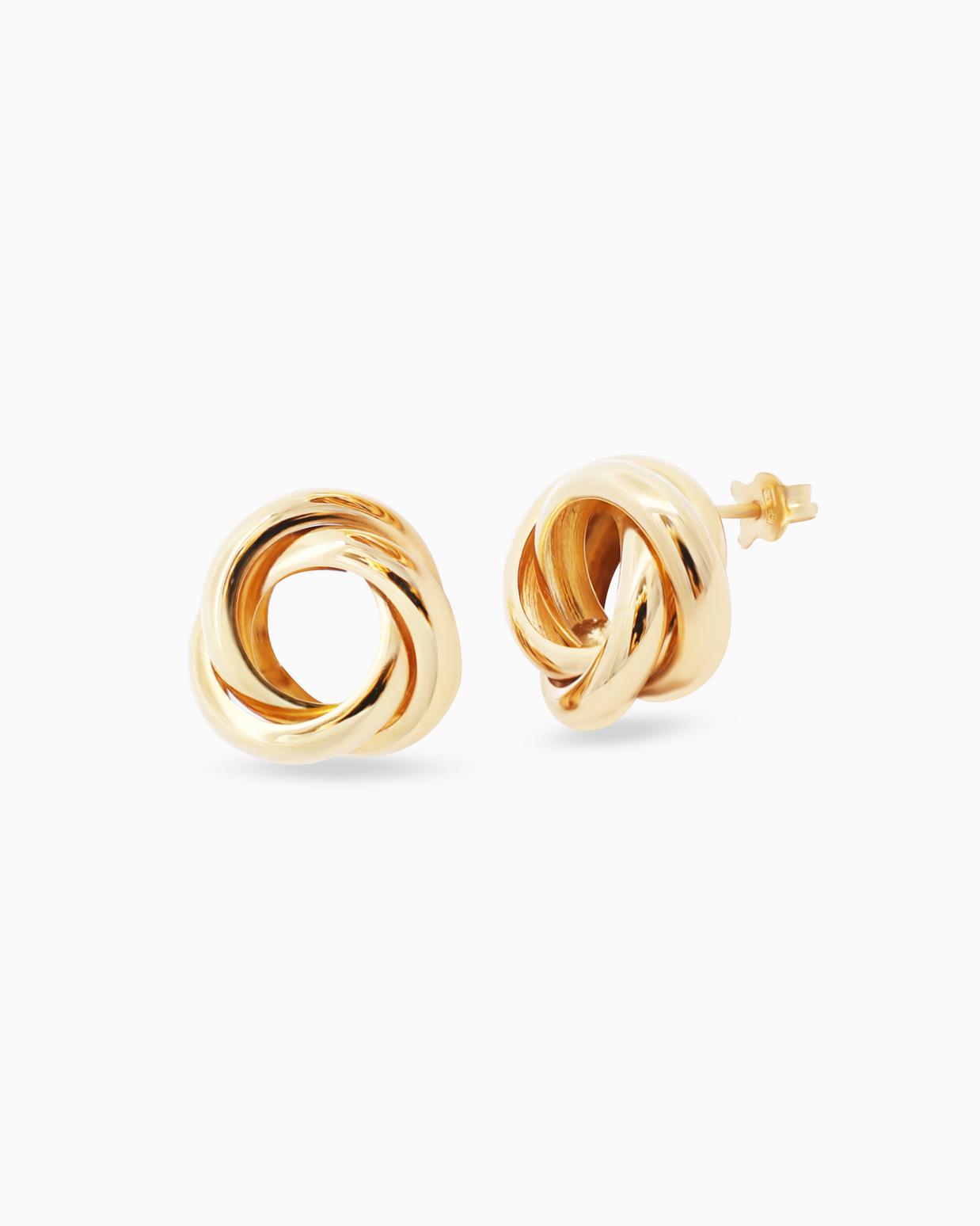 18K Yellow Gold Earrings