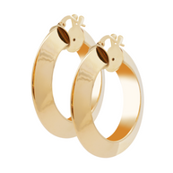 18K Yellow Gold Earrings – 5.20g.