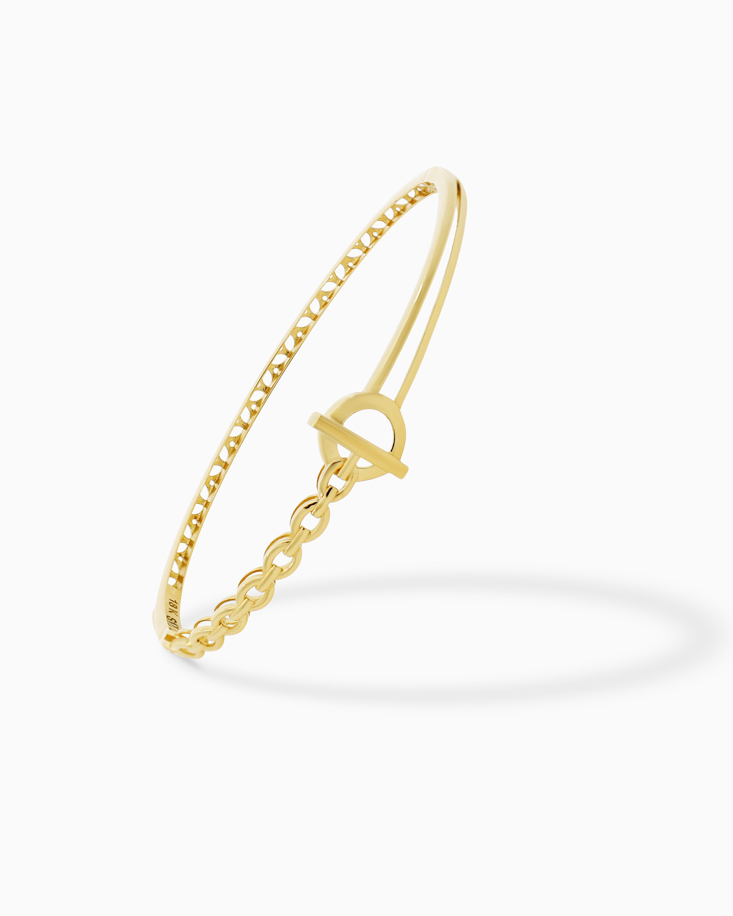 18K Gold Bangle – 5.30g.