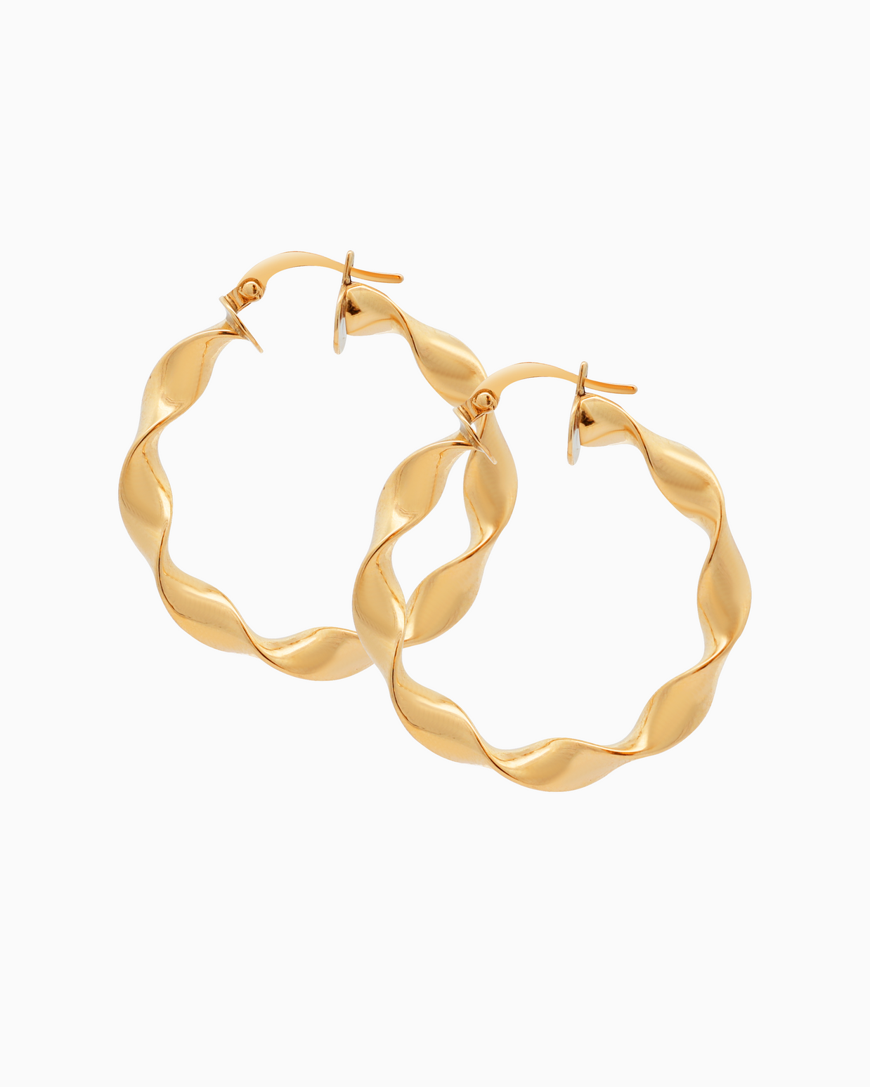 18K Yellow Gold Earrings