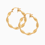 18K Yellow Gold Earrings