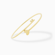 18K Gold Bangle – 6.10g.