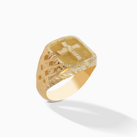18K Yellow Gold Men’s Ring