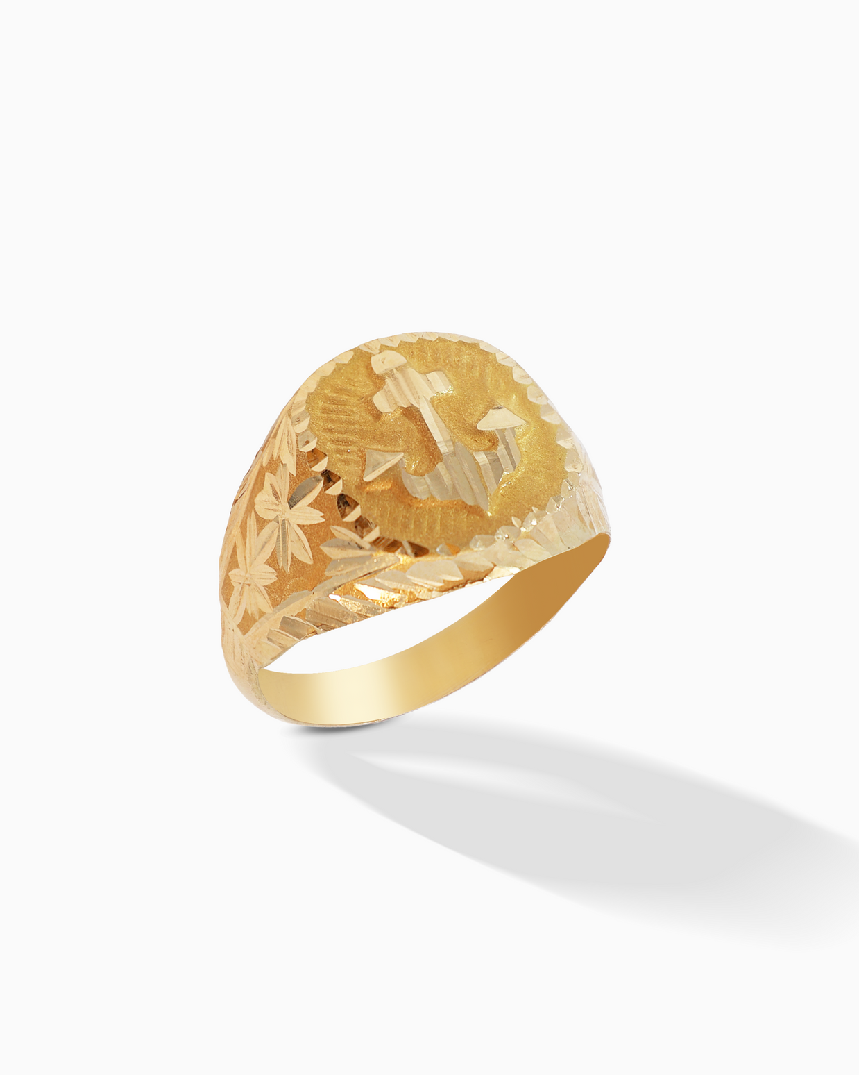 18K Yellow Gold Men’s Ring
