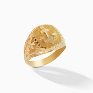 18K Yellow Gold Men’s Ring