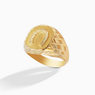 18K Yellow Gold Men’s Ring