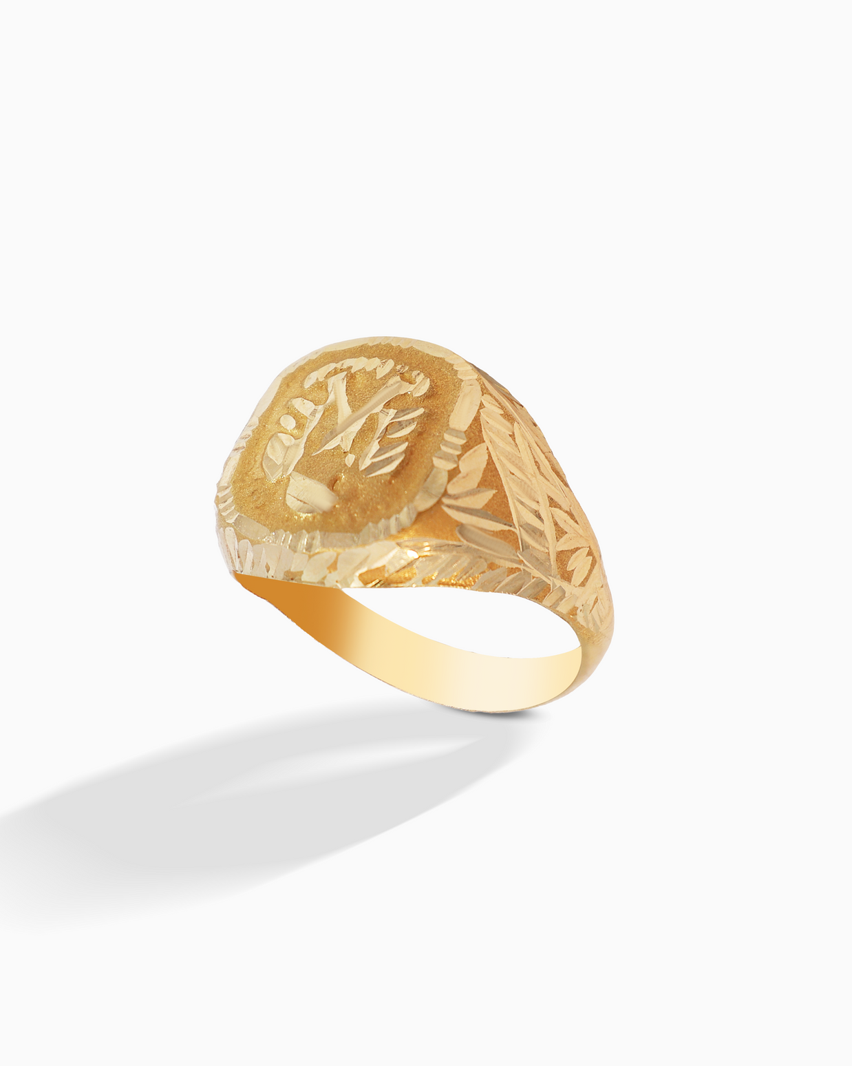18K Yellow Gold Men’s Ring