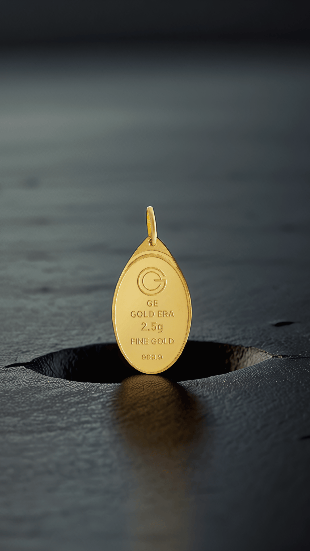2.5 Grams Gold Pendant 24K – (virgin Mary) Design
