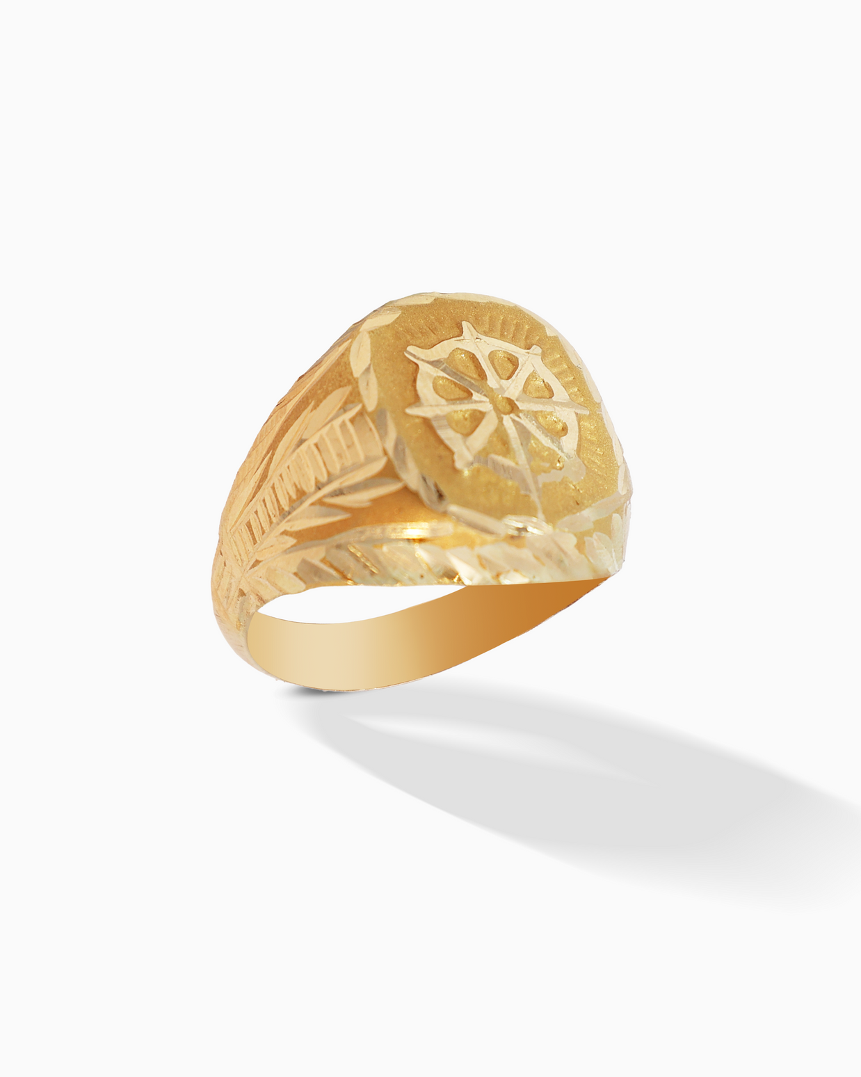 18K Yellow Gold Men’s Ring